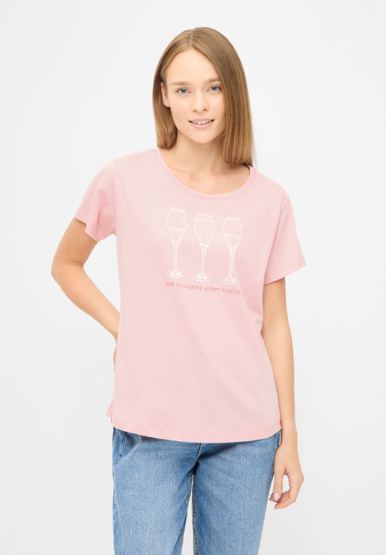 Die Klügere ...-  Coral Blush Rosa - GOTS Organic